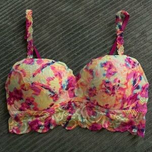 PINK multicolored bra in size S